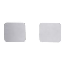  GW - ALSÓ ROZETTA (ONE) szatén nikkel BLIND lekerekített négyzetes laprozetta (2mm) 48x44mm
