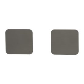   GW - ALSÓ ROZETTA (ONE) kasmírszürke BLIND lekerekített négyzetes laprozetta (2mm) 48x44mm