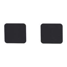   GW - ALSÓ ROZETTA (ONE) grafitfekete BLIND lekerekített négyzetes laprozetta (2mm) 48x44mm