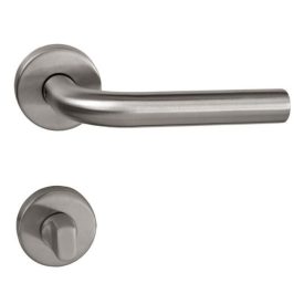 Maestro Image-pro inox beltéri ajtókilincs, körrozetta, WC