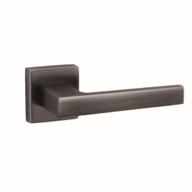   MAESTRO Q-MINI SQUARE PVD SZATÉN FEKETE NÉGYZETROZETTÁS KILINCS WC ZÁRRAL