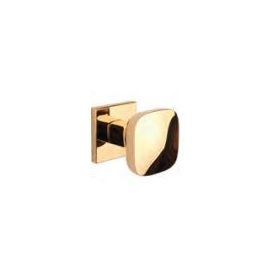   APRILE QUERCA FIXGOMB (57x57mm) NÉGYZETROZETTÁN FÉNYES ARANY ALSÓ ROZETTA NÉLKÜL EGYOLD. KILINCS (52x7mm)