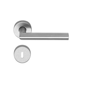 Maestro Thema-pro Objekt 3 inox beltéri ajtókilincs, körrozetta, BB