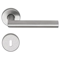 Maestro Thema-pro inox beltéri ajtókilincs, körrozetta, BB