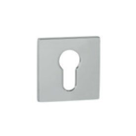   TUPAI ALSÓ ROZETTA 5S LINE KRÓM NÉGYZETROZETTÁS KILINCSHEZ PZ ZÁR 52x 5mm 