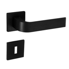   TUPAI CINTO 5SQ MATT FEKETE ALACSONY NÉGYZETROZETTÁS KILINCS WC ZÁRRAL