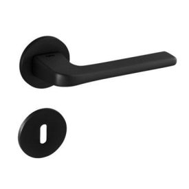   TUPAI DARA 5S MATT FEKETE ALACSONY KÖRROZETTÁS KILINCS WC ZÁRRAL