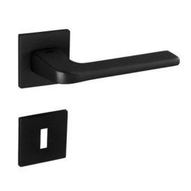   TUPAI DARA 5SQ MATT FEKETE ALACSONY NÉGYZETROZETTÁS KILINCS PZ ZÁRRAL