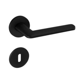   TUPAI ELIPTICA 5S MATT FEKETE ALACSONY KÖRROZETTÁS KILINCS WC ZÁRRAL