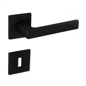   TUPAI SONIA 5SQ MATT FEKETE ALACSONY NÉGYZETROZETTÁS KILINCS WC ZÁRRAL