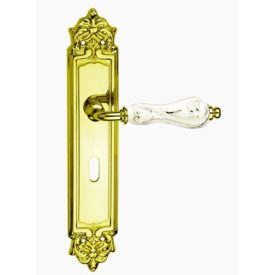   MAESTRO FLÓRA FEHÉR-ARANY HOSSZÚCÍMES KILINCS 90 BB ZÁRRAL