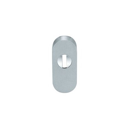 BIZTONSÁGI PAJZS OVÁLIS INOX PZ 15MM CILV.