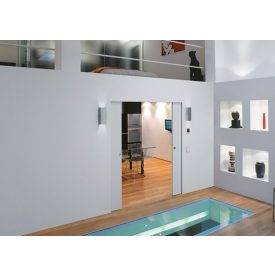   Eclisse Syntesis Luce Estensione huzalozásra előkészített kétszárnyú tolóajtó tokszerkezet - vakolt falhoz - 700+700