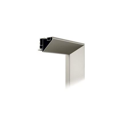 ECLISSE 40 EGYSZÁRNYÚ TAPÉTA NYÍLÓAJTÓ SZERKEZET BEFELÉ NYÍLÓ STANDARD 100MM GIPSZKARTON FALHOZ 600 x 2100 mm VILÁGOS BRONZ