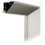 ECLISSE 40 EGYSZÁRNYÚ TAPÉTA NYÍLÓAJTÓ SZERKEZET BEFELÉ NYÍLÓ STANDARD 100MM GIPSZKARTON FALHOZ 600 x 2100 mm VILÁGOS BRONZ