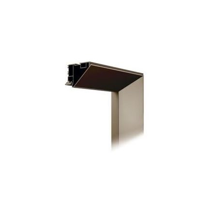 ECLISSE 40 EGYSZÁRNYÚ TAPÉTA NYÍLÓAJTÓ SZERKEZET BEFELÉ NYÍLÓ STANDARD 100MM GIPSZKARTON FALHOZ 600 x 2100 mm Sötét BRONZ 