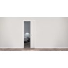 Eclisse Unico egyszárnyú tolóajtó tokszerkezet - vakolt falhoz - 750 125mm