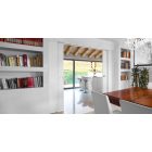 Eclisse Telescopica Estensione kétszárnyú szimmetrikus falban futó tolóajtó tokszerkezet - vakolt falhoz 1150+1150