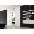 Eclisse EWOLUTO Estensione falban futó kétszárnyú tolóajtó tokszerkezet fúrható, terhelhető oldalfallal - vakolt falhoz 800+800