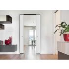 Eclisse EWOLUTO Estensione falban futó kétszárnyú tolóajtó tokszerkezet fúrható, terhelhető oldalfallal - vakolt falhoz 900+900