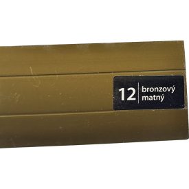   Eurofinal Burkolatváltó Bronz matt 38x2,5mm öntapadós ELOXÁLT