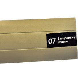   Eurofinal Burkolatváltó Pezsgő matt 32x5mm öntapadós ELOXÁLT