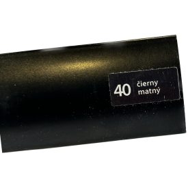   Eurofinal Burkolatváltó Fekete matt 40x5mm öntapadós FESTETT