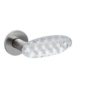 Olivari CRYSTAL ROYAL matt króm M6 lapos rozettás kilincs