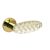 Olivari CRYSTAL ROYAL SuperGold fényes réz Z6 lapos rozettás kilincs