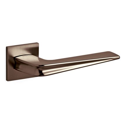 Olivari CHEVRON SuperBronz matt DS  lapos rozettás kilincs