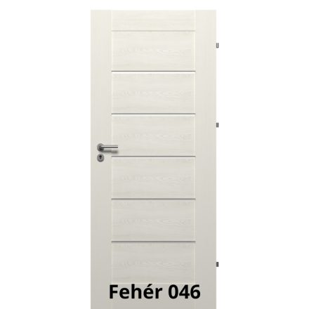 Internal Negra Vario modell Fresh felülettel Fehér színben Fekete üveggel ajtólap