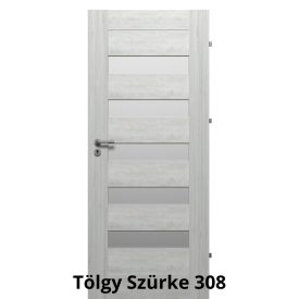   Internal Berg Üveges modell Fresh+ felülettel Tölgy Szürke színben Magyar szabványos ajtólap