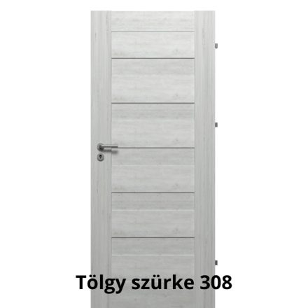 Internal Berg Tele modell Fresh+ felülettel Tölgy Szürke színben Magyar szabványos ajtólap