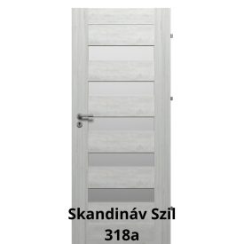   Internal Berg Üveges modell Fresh+ felülettel Skandináv Szil színben Magyar szabványos ajtólap