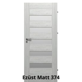   Internal Berg Üveges modell Fresh+ felülettel Ezüst matt színben Magyar szabványos ajtólap