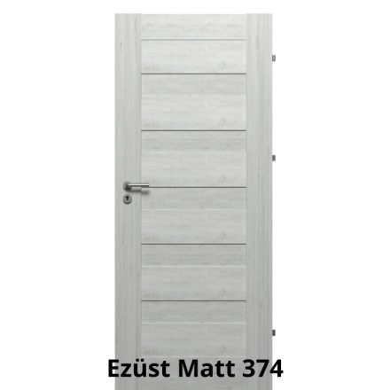 Internal Berg Tele modell Fresh+ felülettel Ezüst matt színben Magyar szabványos ajtólap