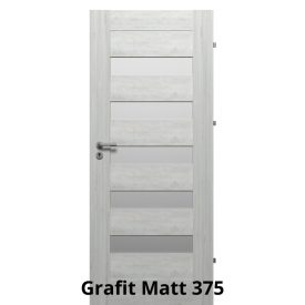   Internal Berg Üveges modell Fresh+ felülettel Grafit Matt színben Magyar szabványos ajtólap