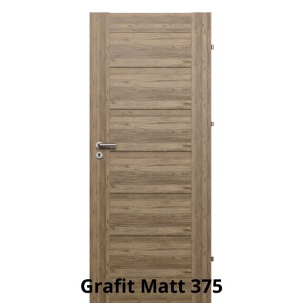 Internal Enzo Tele modell Fresh+ felülettel Grafit Matt színben Magyar szabványos ajtólap