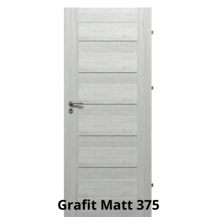 Internal Berg Tele modell Fresh+ felülettel Grafit Matt színben Magyar szabványos ajtólap