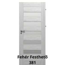   Internal Berg Üveges modell Fresh+ felülettel Fehér Festhető színben Magyar szabványos ajtólap