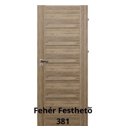 Internal Enzo Tele modell Fresh+ felülettel Fehér Festhető színben Magyar szabványos ajtólap