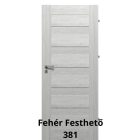 Internal Berg Tele modell Fresh+ felülettel Fehér Festhető színben Magyar szabványos ajtólap