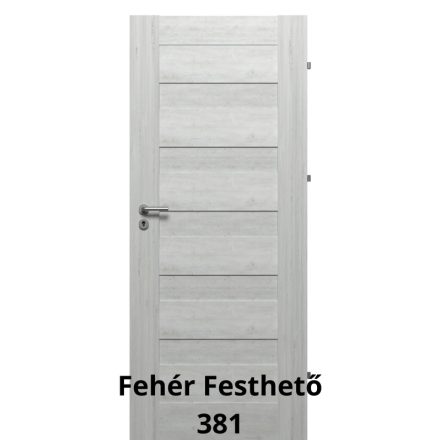 Internal Berg Tele modell Fresh+ felülettel Fehér Festhető színben Magyar szabványos ajtólap