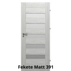 Internal Berg Üveges modell Fresh+ felülettel Fekete Matt színben Magyar szabványos ajtólap