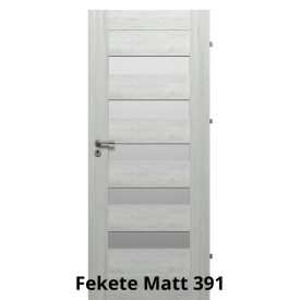   Internal Berg Üveges modell Fresh+ felülettel Fekete Matt színben Magyar szabványos ajtólap