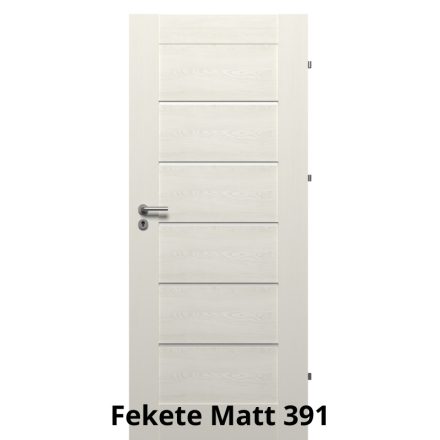 Internal Negra Üveges modell Fresh+ felülettel Fekete Matt színben Magyar szabványos ajtólap