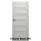 Internal Berg Tele modell Fresh+ felülettel Fekete Matt színben Magyar szabványos ajtólap