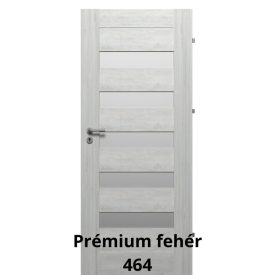   Internal Berg Üveges modell Premium felülettel Fehér színben Magyar szabványos ajtólap