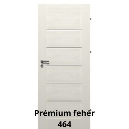 Internal Negra Üveges modell Premium felülettel Fehér színben Magyar szabványos ajtólap