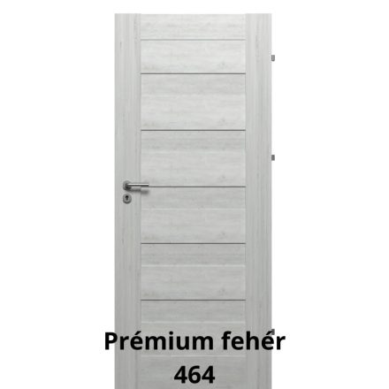 Internal Berg Tele modell Premium felülettel Fehér színben Magyar szabványos ajtólap